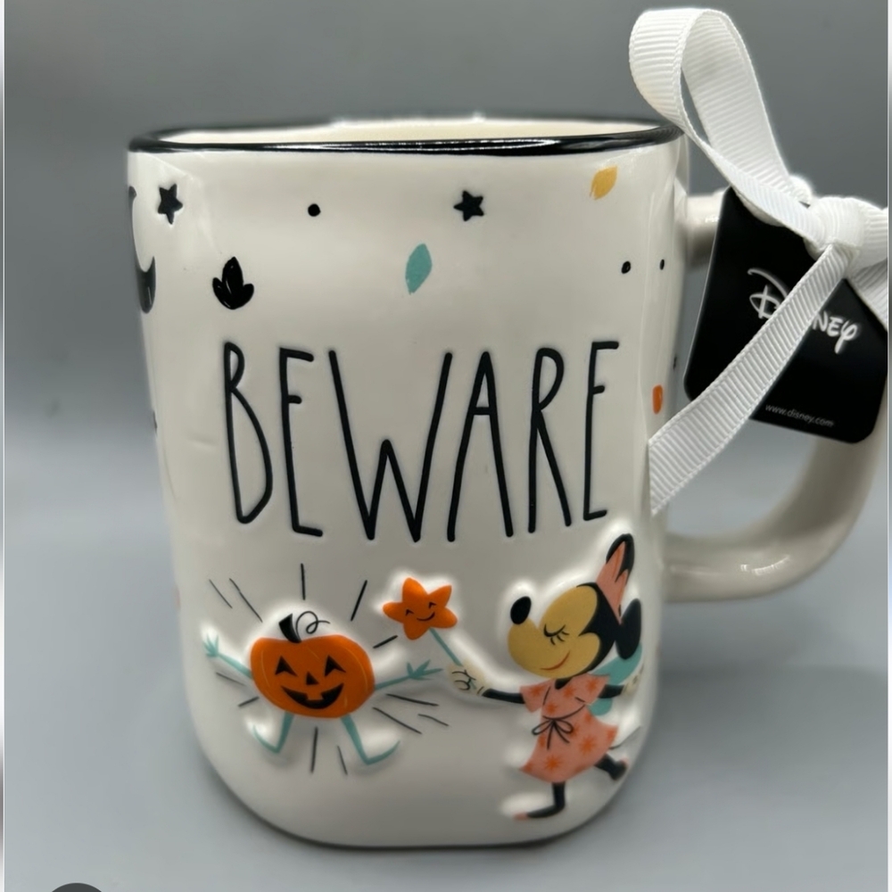 Rae Dunn Disney BEWARE mug New Release